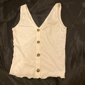 Small white tank top